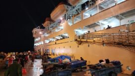 Suasana Pelabuhan Tunon Taka, Nunukan, Kaltara