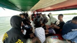 Puluhan CTKI Illegal yang akan diselundupkan ke Malaysia diamankan Dirpolairud Polda Kaltara