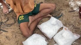Kurir 6 Kg sabu sabu asal Kendari yang diamankan Dirpolairud Polda Kaltara