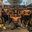 Atlet PBFI Nunukan yang dikirim untuk event body contest Gubernur Kaltara Cup III di Tarakan,
