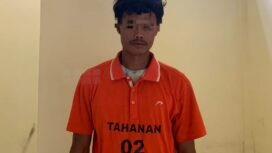 WW (25) diamankan polisi. WW merupakan kekasih AS (18), ibu pembuang bayi di Sebatik,