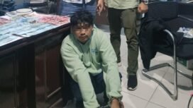 Kurir 1,11 Kg narkoba, S, diamankan BNN di Tarakan. Sabu sabu tersebut diakui milik seorang penghuni lembaga pemasyarakatan di Kaltara,