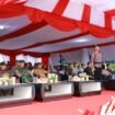 Apel kesiapan Pilkada Kaltara 2024, di Lapangan Agatis, Tj Selor,