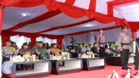 Apel kesiapan Pilkada Kaltara 2024, di Lapangan Agatis, Tj Selor,