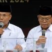 Paslon BAHAGIA saat tampil di debat perdana yang digelar salah satu TV swasta di Jakarta, Senin (4/11/2024).