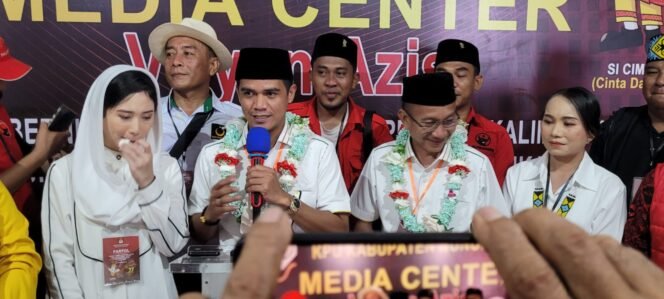 
					Paslon IRAMA saat mendaftar sebagai Calon Bupati dan Wakil Bupati, di KPU Nunukan,