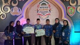 Kafilah Kaltara, meraih juara dalam ajang MTQ KORPRI Nasional 2024 di Palangkaraya,