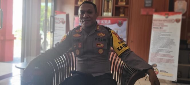 
					Kapolres Nunukan, Kaltara, AKBP Bonifasius Rumbewas