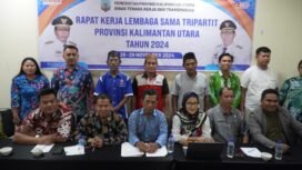 Pemprov Kaltara menggelar Rakor bersama LKS Tripartit di Tarakan,