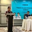 Kadis DPMPTSP Kaltara, Burhanuddin, membuka Rakor Pengaduan Pengelolaan Daerah