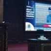 Anggota DPRD Nunukan dari PDIP, Sadam Husein membacakan pandangan fraksi dalam rapat paripurna, Kamis (14/11/2024).