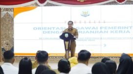 Sekprov Kaltara, Suriansyah saat membuka orientasi PPPK,