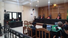 Sidang dakwaan daring kasus korupsi anggaran penanggulangan covid-19 dari BLUD RSUD Nunukan,