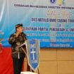 Pjs Gubernur Kaltara, Togap Simangunsong saat memberikan kata sambutan di Dies Natalies XI GMKI Tarakan