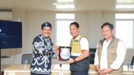 Pjs Gubernur Kaltara, Togap Simangunsong, saat kunjungan ke IKN, Penajam Paser Utara,