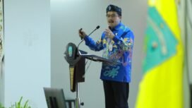 Pjs Gubernur Kaltara, Togap Simangunsong di agenda Seminar Forkopimda dan deklarasi damai bersama tokoh tokoh Kaltara,