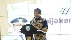 Gubernur Kaltara Zainal Arifin Paliwang saat membuka workshop penguatan SDM PPPK di Gedung GADIS,