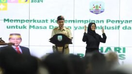 Staf Ahli Bidang Hukum, Kesatuan Bangsa, dan Pemerintahan Provinsi Kaltara, Robby Yuridi Hatman, S.Sos., M.T, membuka acara ‘Hari Disabilitas Internasional se-Kaltara 2024.