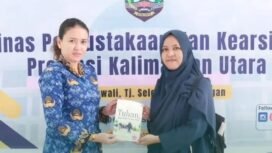 DPK Kaltara terima hibah buku bacaan dari masyarakat. Dukungan tersebut sangat berarti untuk peningkatan literasi Kaltara.