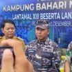 Danlanal Nunukan, Kolonel Laut (P) Handoyo, meresmikan Kampung Bahari Nusantara (KBN) di kawasan pesisir Mansapa, Nunukan Selatan, Senin (30/12/2024).