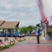 Sekprov Kaltara, Suriansyah, memimpin HUT KORPRI di Tj Selor,