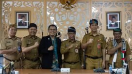 Pemprov Kaltara, menerima kunjungan Wakil Ketua KND RI, Deka Kurniawan,