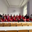Gubernur Kaltara, Zainal Arifin Paliwang, memaparkan strategi pembangunan Kaltara, di hadapan sejumlah intelektual Jerman, antara lain, Prof. Christopher dan Dr. Timo dari South East Institute, University of Bonn.