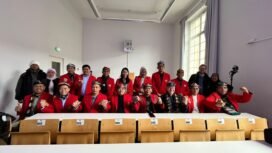 Gubernur Kaltara, Zainal Arifin Paliwang, memaparkan strategi pembangunan Kaltara, di hadapan sejumlah intelektual Jerman, antara lain, Prof. Christopher dan Dr. Timo dari South East Institute, University of Bonn.