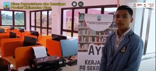 
					Pepustakaan Kaltara sediakan komputer dan layanan wifi gratis sebagai fasilitas pengunjung.