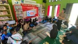Salah satu kegiatan di Perpustakaan yang dikemas asik dan kekinian