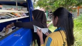 Mobil Pusling DPK Kaltara beroperasi keliling sekolah di Kabupaten Bulungan,