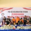 Pers rilis pemusnahan 74,9 Kg sabu sabu milik 3 warga Tarakan, di Polda Kaltara, Kamis (5/12/2024).