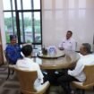 Pjs Gubernur Kaltara, Togap Simangunsong, melakukan audiens dengan BNNP Kaltara.