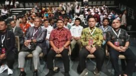 Pjs Gubernur Kaltara, Togap Simangunsong, pantau debat kedua Pilkada Kaltara 2024, di Jakarta,