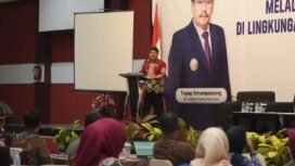 Pjs. Gubernur Kaltara, Togap Simangunsong membuka kegiatan Workshop Membangun ASN Yang Berkualitas Melalui Hasil Potensi dan Kompetensi ASN.