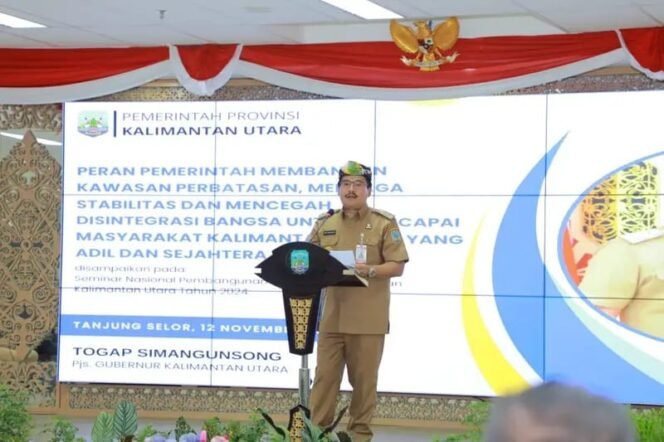 
					Seminar Nasional Pembangunan Kawasan Perbatasan Kalimantan Utara Tahun 2024.