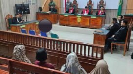Sidang putusan ASN Disdukcapil Nunukan pelaku pelecehan seks terhadap gadis pemohon KTP.