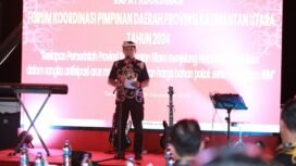 Gubernur Kaltara, Zainal Arifin Paliwang menggelar Rakor persiapan Nataru 2025.