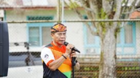 Gubernur Kaltara Zainal Arifin Paliwang tegaskan komitmennya mendukung kemajuan olahraga tenis lapangan.