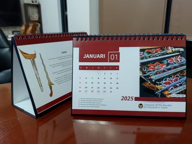 
					KRI Tawau Terbitkan Kalender Bertema Warisan Budaya Tak Benda UNESCO