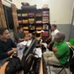 Eks Ketua RT 003, Jamaker, Nunukan Barat, Suardi, saat melapor ke Polres Nunukan,