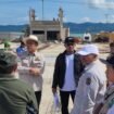 Anggota DPRD Nunukan, Andre Pratama dan Sadam Husein melakukan sidak ke proyek tambahan prasarana Paras Perbatasan. Salah satu proyek belum selesai dengan nilai anggaran Rp 9,7 miliar.