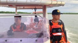 Pencarian ABK speed Lintas Samudera 08 yang dilaporkan terbalik di perairan Tanjung Ahus, Rabu (15/1/2025) dini hari,