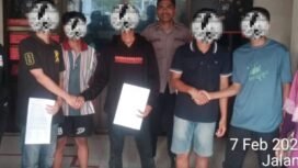 Perkelahian remaja SMP di Jalan Tanjung, Nunukat Barat, berakhir damai di Polsek Nunukan,