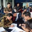 Paslon Bupati dan Wakil Bupati terpilih Nunukan, Irwan Sabri - Hermanus, saat melakukan registrasi untuk pelantikan Kepala Daerah di Kemendagri, Senin (17/2/2025),