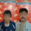 ED dan JUF, dua pelaku pencurian pupuk dengan menggunakan mobil Avanza putih,