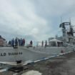 Kapal Perang KRI OWA-354, bersandar di LANAL Nunukan, dan menjadi destinasi wisata akhir pekan,