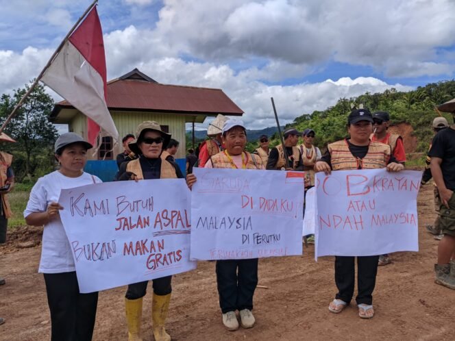 
					'Kami tidak butuh makan gratis, hanya butuh jalanan Krayan diaspal'.
