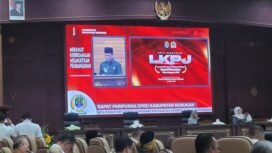 Rapat Paripurna Ke - 4 Masa Persidangan ke II Tahun Sidang 2024 - 2025 dengan agenda Penyampaian Laporan Keterangan Pertanggung Jawaban (LKPJ) Bupati Nunukan Tahun Anggran 2024, Rabu (26/3/2025).