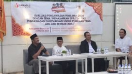 Bawaslu Nunukan menggelar evaluasi Pemilu 2024, di Cafe Bean Laden, Minggu (23/3/2025). Sejumlah kritik dan masukan disaring untuk evaluasi kinerja Bawaslu dan barometer untuk kinerja lebih baik ke depannya,